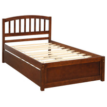 Load image into Gallery viewer, Platform Bed Wood Bed Frame With Trundle
