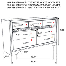 Load image into Gallery viewer, Annie - 9 Drawer Dresser
