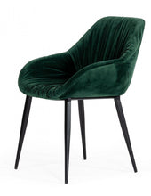 Load image into Gallery viewer, Slouchy Modern Dining Chair - Emerald