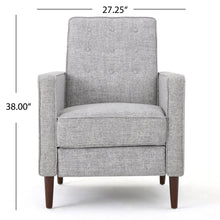 Load image into Gallery viewer, Upholstered Fabric Recliner With Button Tufted (Set of 2) - Light Gray