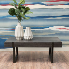 Load image into Gallery viewer, Abitha - Coffee Table With Industrial Powder Coated Metal Legs