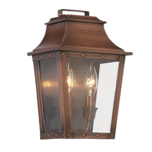 Load image into Gallery viewer, Coventry 2-Light Patina Pocket Wall Light - Cooper / Brown