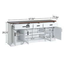 Load image into Gallery viewer, Modern TV Console & Adjustable Shelves