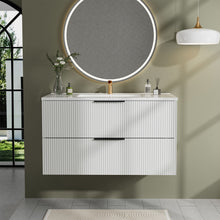 Load image into Gallery viewer, Modern Wall Mounted Floating Bathroom Vanity With Sink And Drawers