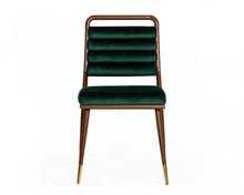 Load image into Gallery viewer, Contempo Dining Chair - Dark Green / Walnut