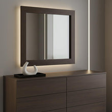 Load image into Gallery viewer, 39" Square Framed Dresser Mirror - Ebony