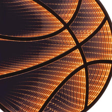 Load image into Gallery viewer, Basketball Tabletop Sign With LED - Black / Orange