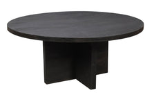 Load image into Gallery viewer, Solid Wood Pedestal Base Round Top Dining Table - Gray