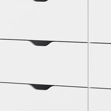 Load image into Gallery viewer, Manufactured Wood Six Drawer Modern Dresser - White