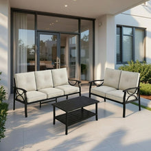 Load image into Gallery viewer, Patio Furniture Set & Coffee Table And Cushions For Backyard