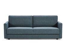 Load image into Gallery viewer, Long Arm Sofa Bed With Storage Space - Blue / Green