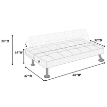 Load image into Gallery viewer, Tufted Sofa With USB Port For Living Room