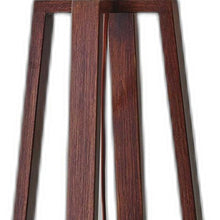 Load image into Gallery viewer, Linen Fabric Shade Table Lamp - Walnut Wood Finish