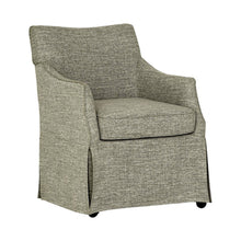 Load image into Gallery viewer, London - Upholstered Skirted Dining Arm Chair