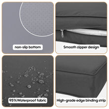 Load image into Gallery viewer, Cushion Covers For 7 Piece Wicker Sectional Sofa, 14 Pack Seat And Back Slipcovers With Zipper