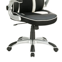 Load image into Gallery viewer, Adjustable Height Office Chair With Ergonomic Design And Swivel Mechanism - Black
