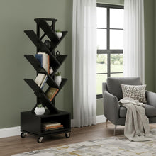 Load image into Gallery viewer, Sixteen Tier Etagere Bookcase - Black