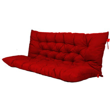 Load image into Gallery viewer, 3 Seater Outdoor Porch Swing Cushion With Backrest