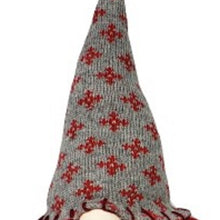 Load image into Gallery viewer, Fabric Christmas Santa Standing Gnome (527545) - Red / Gray / White