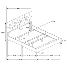 Load image into Gallery viewer, Lexie - Tufted Panel Bed