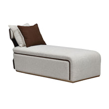 Load image into Gallery viewer, West Kensington - Chaise - Buff / Medium Espresso