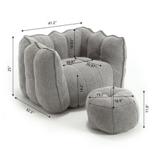 Load image into Gallery viewer, Soft Bean Bag Chair With High Resilient Foam