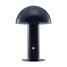 Load image into Gallery viewer, 11" Novelty USB Table Lamp With Globe Shade - Navy Blue