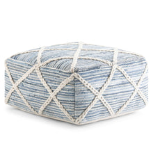 Load image into Gallery viewer, Cowan - Handcrafted Square Pouf