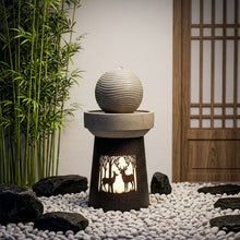 Load image into Gallery viewer, Outdoor Garden Lantern With Warm LED Light Deer Silhouette Decorative Landscape Light For Patio - White / Gray