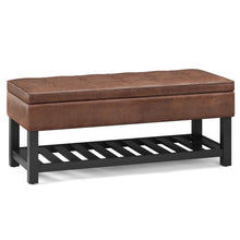 Load image into Gallery viewer, Cosmopolitan - Storage Ottoman Bench With Open Bottom