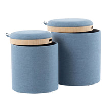Load image into Gallery viewer, Tray - Contemporary Nesting Ottoman Set