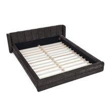 Load image into Gallery viewer, Modern Upholstered Bed Frame With Thick Fabric And Headboard