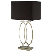 Load image into Gallery viewer, Rectangular Shade Accent Lamp With 3 Way Switch - Silver