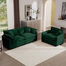Load image into Gallery viewer, Elegant Oversized Sectional Sofa Set With Deep Seats And Flexible Layout