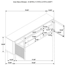 Load image into Gallery viewer, Benson - 2 Door TV Stand With Dual Drawers