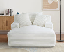 Load image into Gallery viewer, Cloudline - Oversized Chaise Lounge, Modern Comfy Couch With Full Foam Cushioning, Cozy Sleeper Sofabed