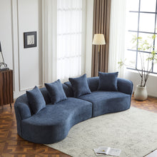 Load image into Gallery viewer, Elegant Curved Sectional Sofa With Full Foam Comfort