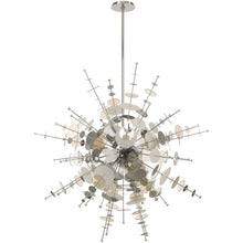 Load image into Gallery viewer, Twelve Light Dimmable Chandelier With Shades - Silver