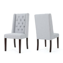 Load image into Gallery viewer, Sophisticated Tufted Dining Chair With High Back Design