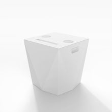 Load image into Gallery viewer, End Table With 2 Cup Holders And 1 Tablet Holder For Outdoor - White