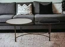 Load image into Gallery viewer, Mid Century Dual Rim Coffee Table - Black and White