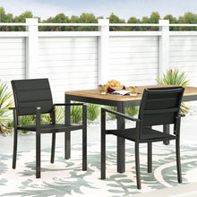 Load image into Gallery viewer, Baird - Outdoor Mesh And Aluminum Dining Chairs - Black