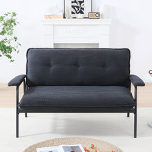 Load image into Gallery viewer, Modern Metal Frame Sofa With Sponge Filling For Compact Spaces And Versatile Use