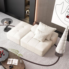 Load image into Gallery viewer, Modern Oversized Modular Sectional Sofa, Sparkling Fabric Soft Cushions With 2 Pillows