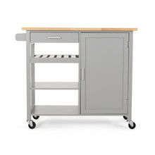 Load image into Gallery viewer, Contemporary Design Kitchen Cart With Wheels