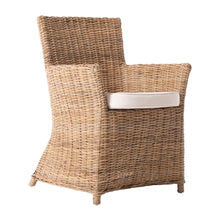 Load image into Gallery viewer, Rattan Dining Arm Chairs (Set of 2) - Natural