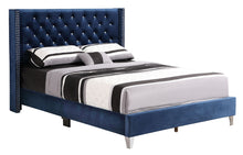Load image into Gallery viewer, Upholstered Nailhead Trim Chic Bed