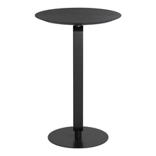 Load image into Gallery viewer, 24" Modern Wood Rounded Bar Table - Black