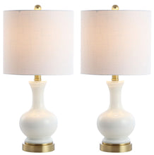 Load image into Gallery viewer, Novelty Table Lamps With Globe Shades (Set of 2) - White