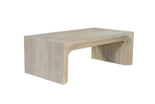 Load image into Gallery viewer, Solid Wood Double Pedestal Coffee Table - White